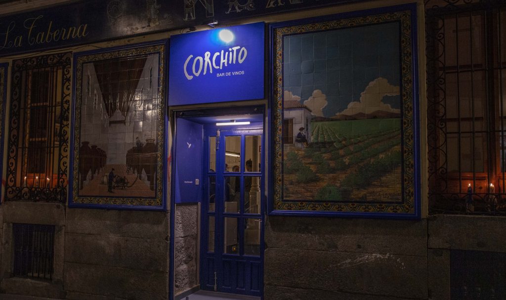 Corchito wine bar in Madrid