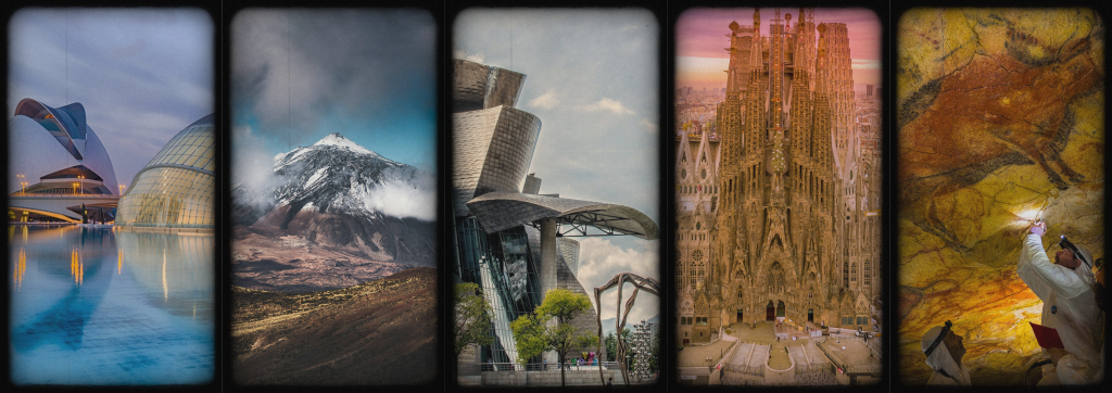 12 Treasures of Spain wide collage