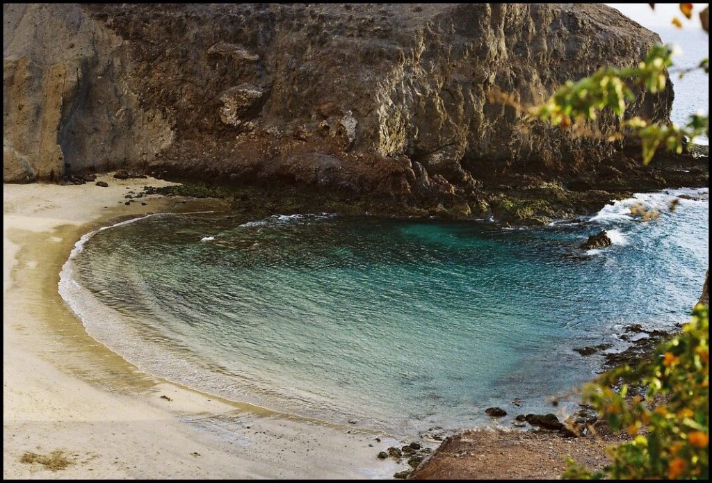 Playa de Papagayo in Lanzarote