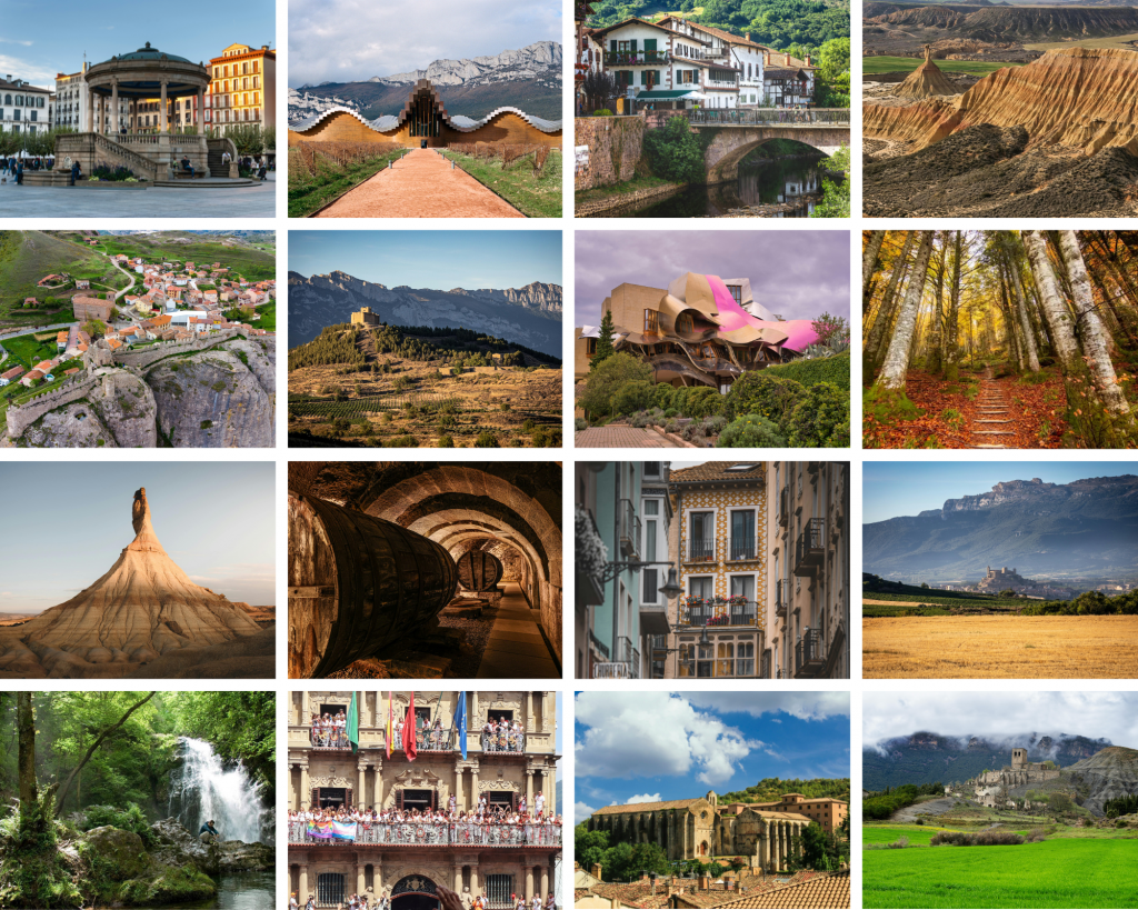 Navarra and La Rioja collage