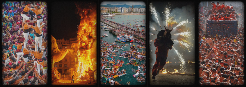 Spain major festivals banner