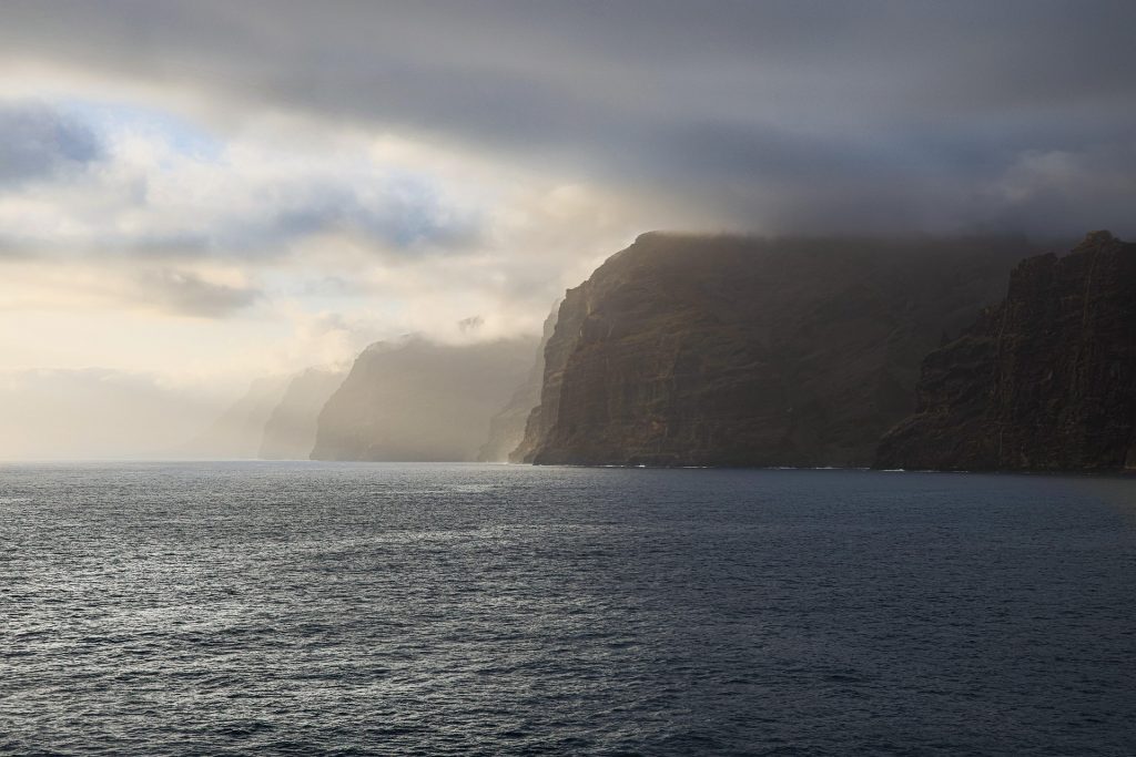 The Los Gigantes cliffs in Tenerife