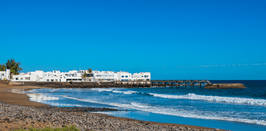 La Garita Beach in Arrieta, Lanzarote