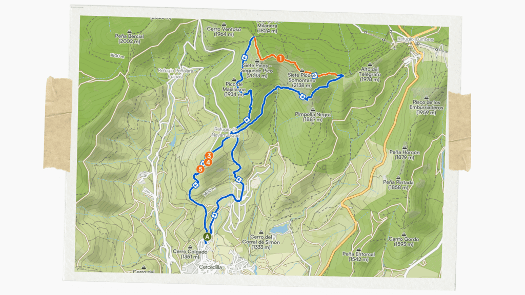 Cercedilla hike near Madrid
