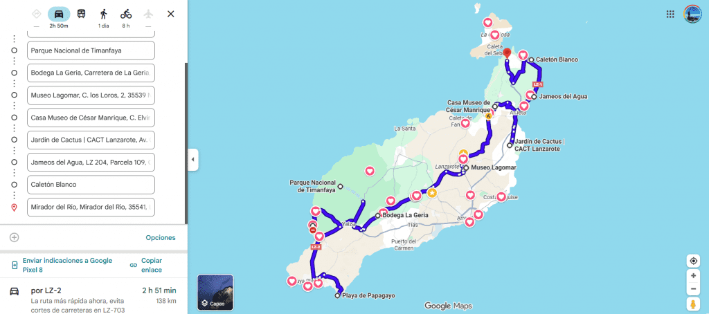 Lanzarote road trip