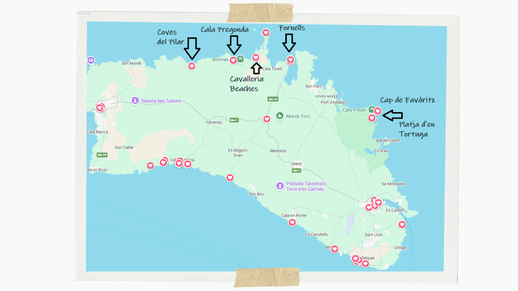 Menorca north beaches