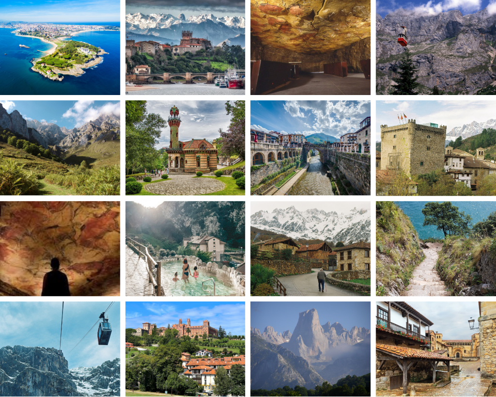 Cantabria road trip collage