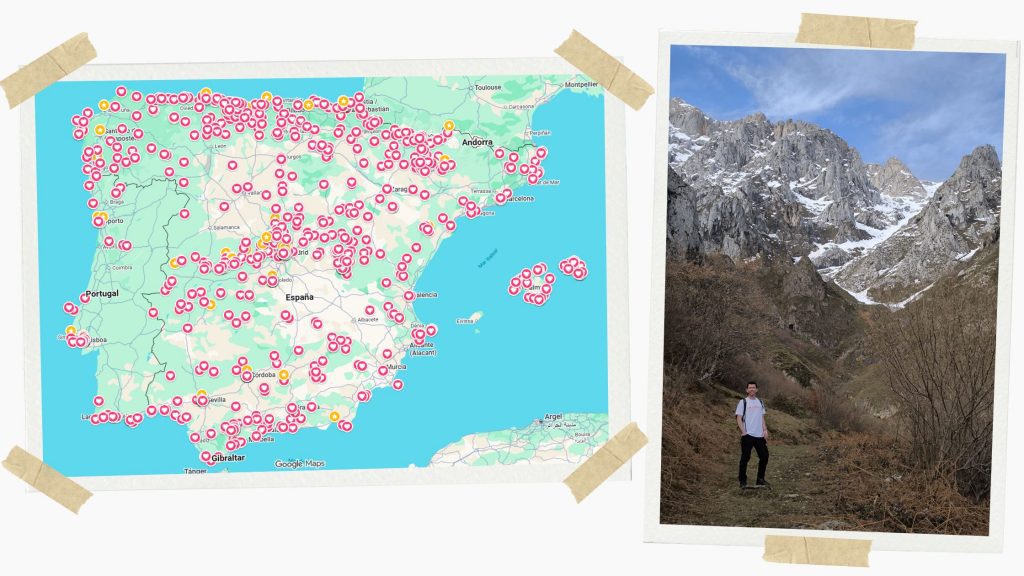 Elliot McGowan contact page Spain map