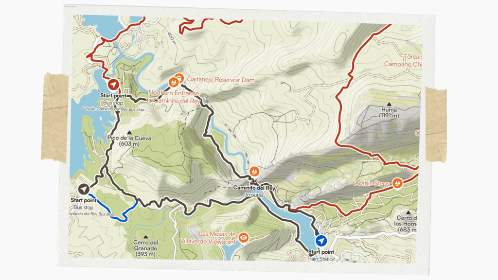 Caminito del Rey route